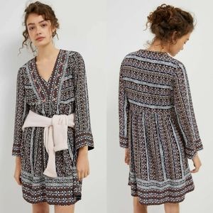 Anthropologie Maeve Naomi Embroidered Dress